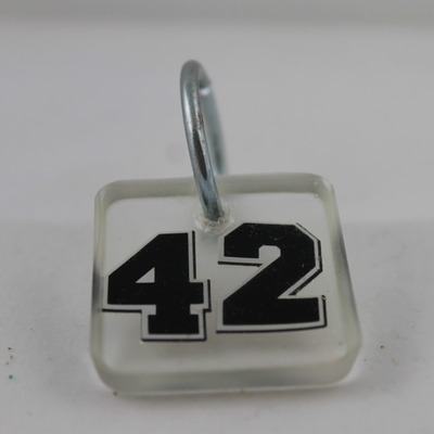 "jersey number" keychain 