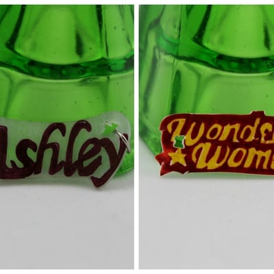 "your name" "wonder woman" keychain  - Thumbnail 2