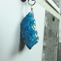 Blue Geode Necklace - Thumbnail 3