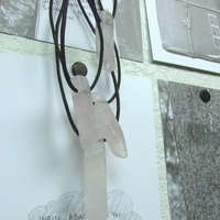 Large Rose Quartz Necklace - Thumbnail 3