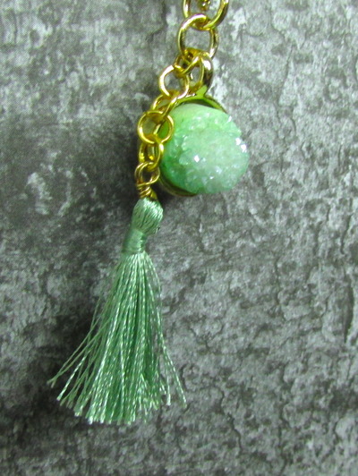 Green Crystal Choker