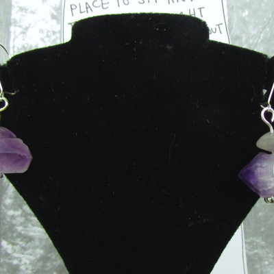 Amethyst earrings