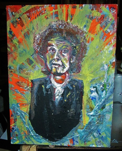 Saint Zimmerman, a painting