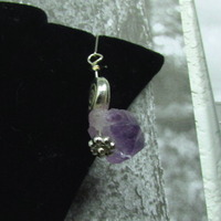 Amethyst swirl earrings - Thumbnail 2