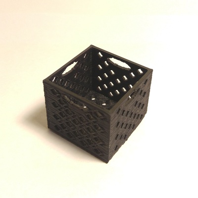4 random color milk crate 1/10th scale