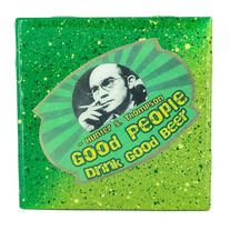 Handmade Coaster Quote Coaster - Hunter S Thompson - Handmade Recycled Tile Coaster
