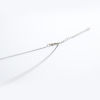 Pink Wooden Bead Glass Necklace NL1083 - Thumbnail 4