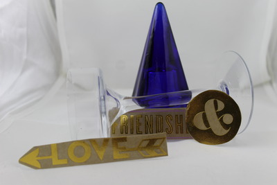 Word Play Gold Quote Magnets