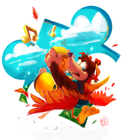 Banjo-Kazooie Print