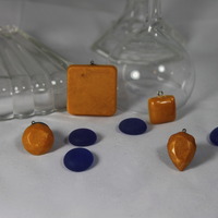 Pillow Top Charm in Tiger Lily - Thumbnail 2