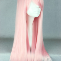 70cm Long Light Pink Beautiful Lolita Cosplay Wig - Thumbnail 2