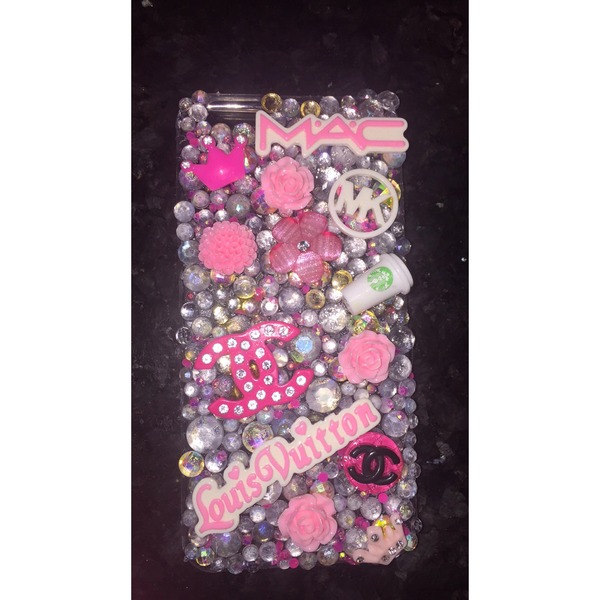Iphone 6 PLUS Silver BLING Case
