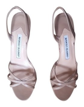 MANOLO BLAHNIK Tan Sandals