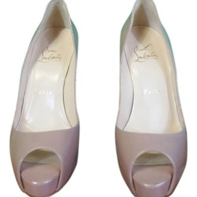 Christian louboutin 120mm heels nude pumps