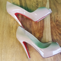 CHRISTIAN LOUBOUTIN 120mm Heels Nude Pumps - Thumbnail 1