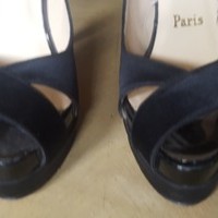 CHRISTIAN LOUBOUTIN Black Platforms - Thumbnail 1