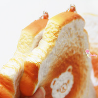 Rilakkuma Jumbo Bitten Toast Squishies (Scented) - Thumbnail 2