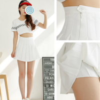 Fashion sweet students pleated skirt - Thumbnail 4