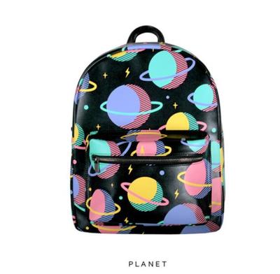 Free Shipping New Harajuku Planet Galaxy Pattern Backpack Bags