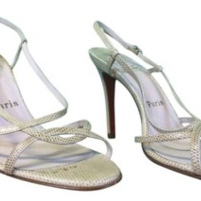Christian louboutin nude sandals