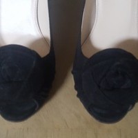 PRADA Suede Black Pumps - Thumbnail 4