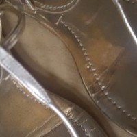 PRADA Gold Flats - Thumbnail 2