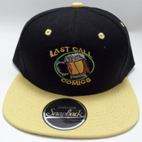 Last Call Comics Snap Back Yellow and Black Hat - Thumbnail 1