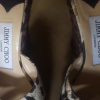 JIMMY CHOO Cork Print Wedges - Thumbnail 3