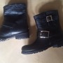 JIMMY CHOO Leather Size 35.5 Black Boots-1