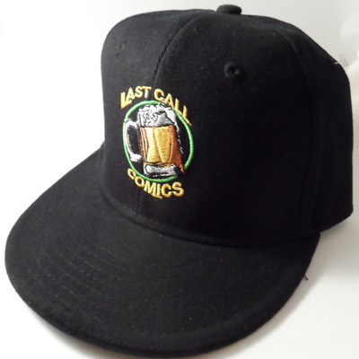 Last call comics fitted hat (black) 7 1/4