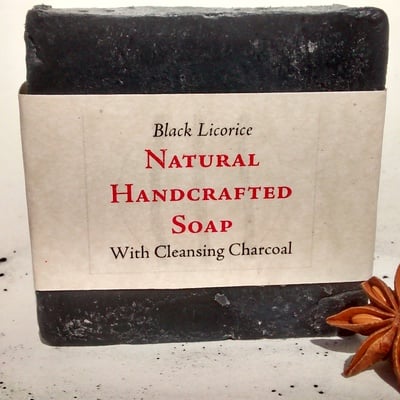 Cleansing charcoal soap