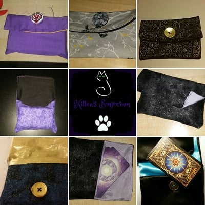 Deck bag (w/ribbon or button closure)