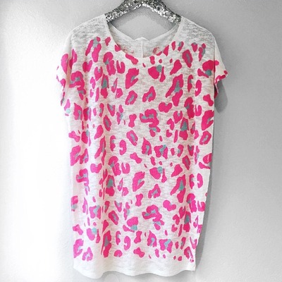 Pink Leopard Print Tunic