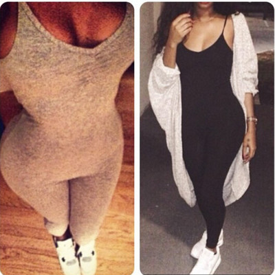 Fashion sleeveless jumpsuit pants - Thumbnail 5