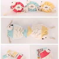 Fish Bags Canvas Cotton Messenger Debris Bag, Red Blue Yellow - Thumbnail 2