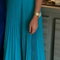 different prom dresses,Blue A-line Scoop Sleeveless Chiffon Beaded Prom Dresses Evening Dresses 007 - Thumbnail 2