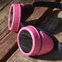 Pink and Matte Black Steampunk Goggles Time Travel Mad Scientist Airship Captain Apocalypse Motorcycle-2