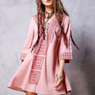 Artka spring fashion bohemian styledress shirt la16162c - Thumbnail 5