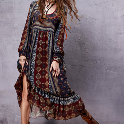 Artka spring fashion bohemian styledress shirt la16162c - Thumbnail 5