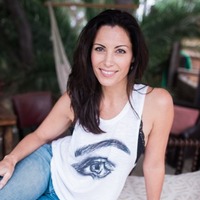 Eye Map White tank by artist Rohini Sen - Thumbnail 2