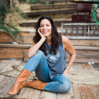 Fingerprint heart world blue/grey tank