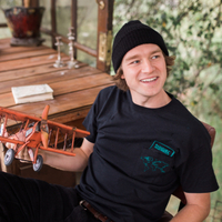 Mens Black Passport pocket world map tee - Thumbnail 2