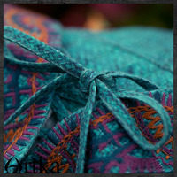 ARTKA MEXICO STYLE FLORAL PRINTED COTTON LOOSE DRESS LA15057X - Thumbnail 1