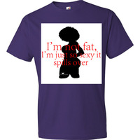Im not fat with Backing t-shirt - Thumbnail 1