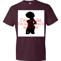 Im not fat with Backing t-shirt - Thumbnail 3