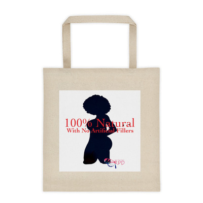 100% natural tote bag