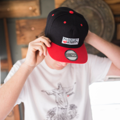 Passport 2 freedom hat red brim