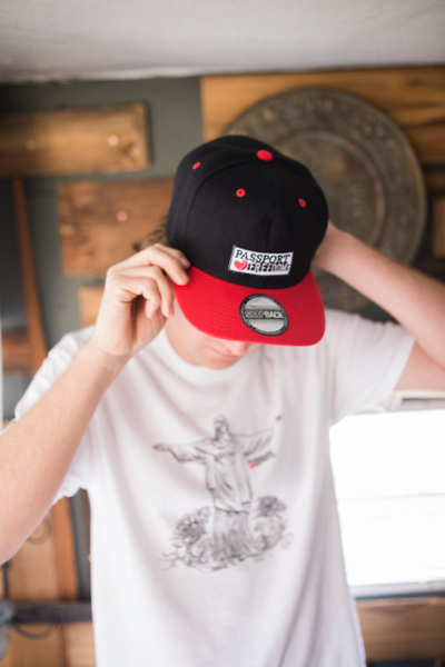 Passport 2 freedom hat red brim