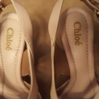 CHLOÉ Cream Wedges - Thumbnail 3