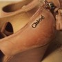 CHLOÉ Tan Wedges-3